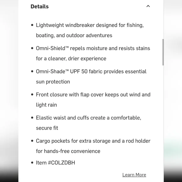 ~~COLUMBIA🩵PFG Windbreaker~~ - Picture 14 of 16